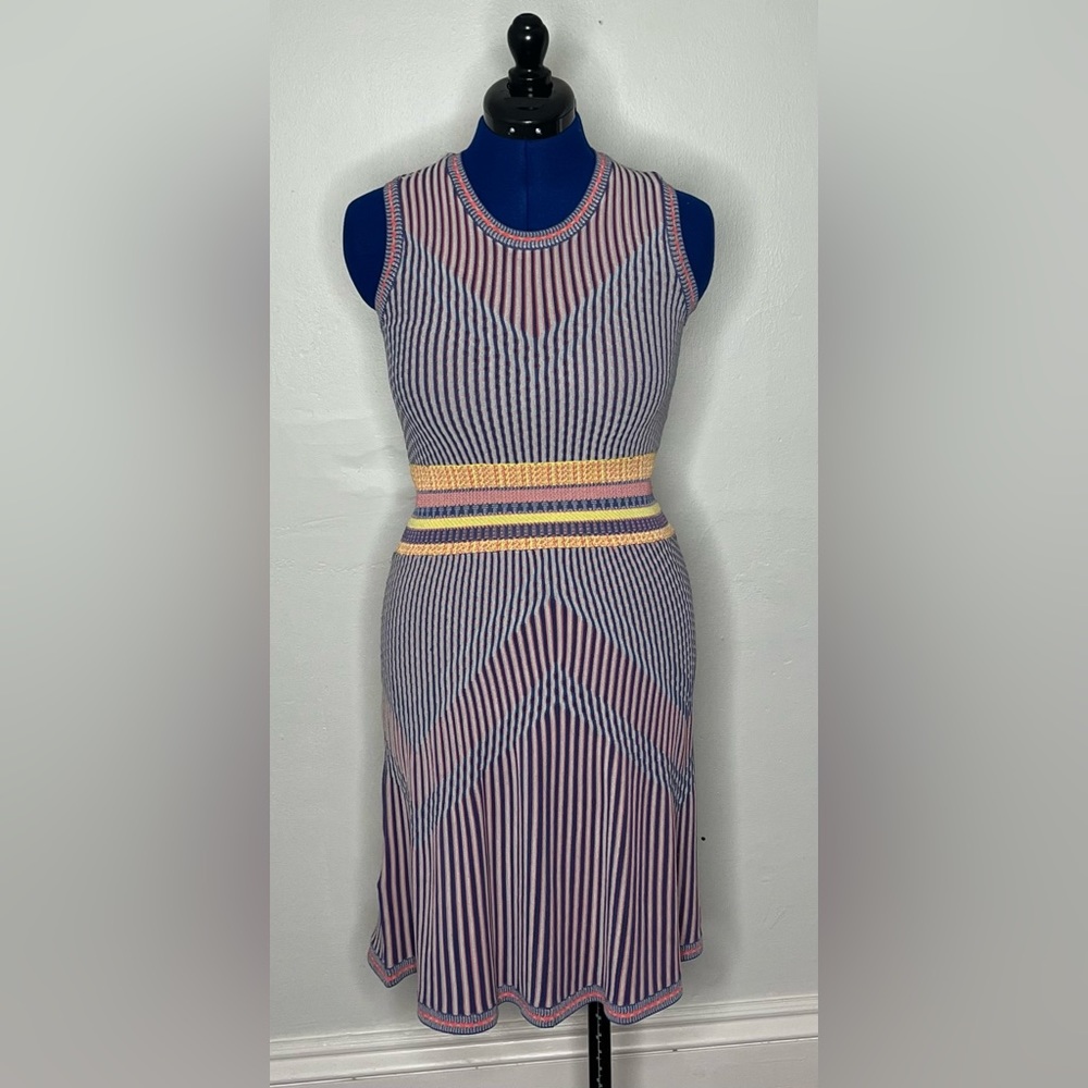 BCBG Maxazria dress Jacquard multi colored dress.
